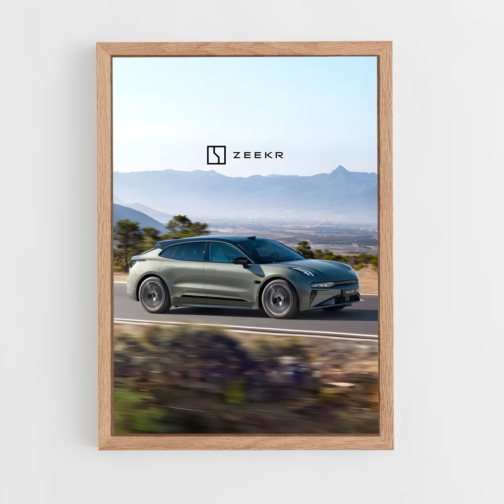 Poster Jaguar I-Pacer – affiche Geely (vue 4)